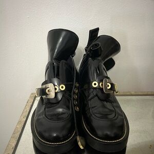 Balenciaga Ceinture leather Ankle Boots